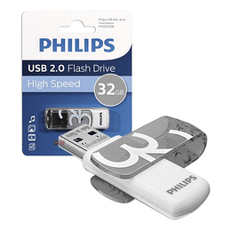 Pendrive 32gb Philips Vivid Gris - Ps