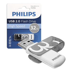 Pendrive 32gb Philips Vivid Gris - Ps