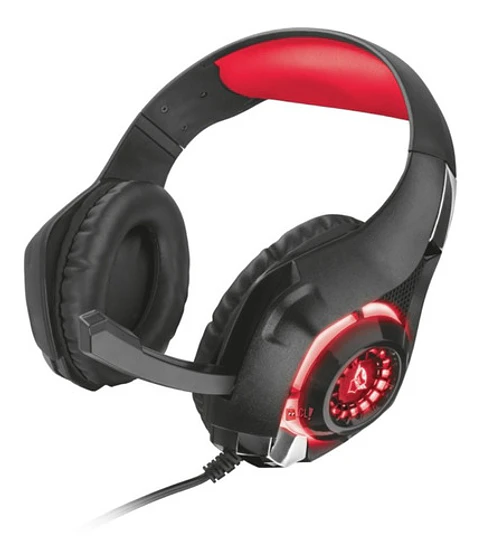 Audífonos Gamer Gxt 313 Nero Led Rojo - Ps
