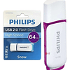 Pendrive 64gb Philips Usb 2.0 Snow - Ps 2