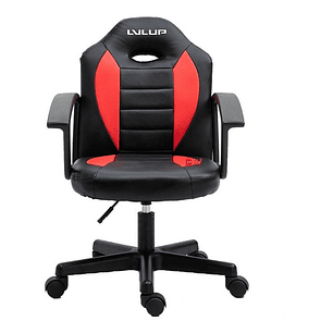 Silla Gamer Lvl Up Rojo Con Negro - Ps