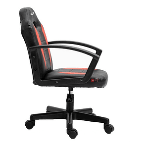 Silla Gamer Lvl Up Rojo Con Negro - Ps