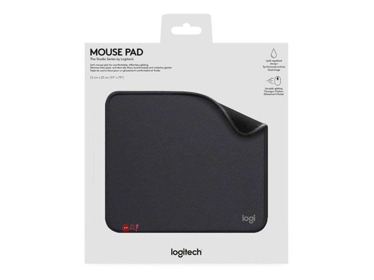 Mouse Pad Grafito Gamer 20x23cms Logitech Studio Series - Ps 4