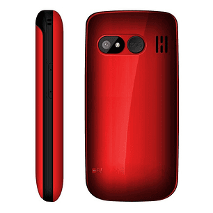 Celular Senior Adulto Mayor Modelo Almeja Color Rojo - Ps