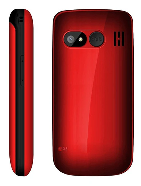 Celular Senior Adulto Mayor Modelo Almeja Color Rojo - Ps
