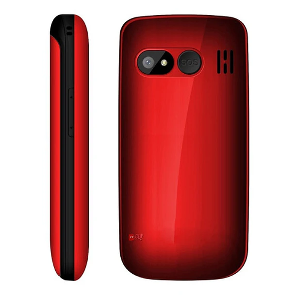 Celular Senior Adulto Mayor Modelo Almeja Color Rojo - Ps