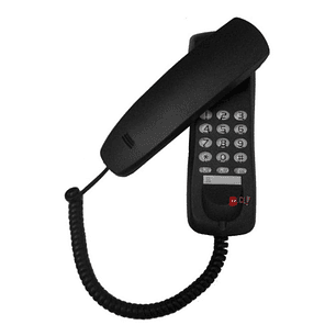 Teléfono Fijo Para Sobremesa O Pared Negro - Ps