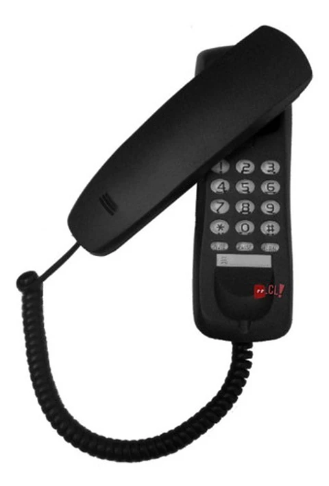 Teléfono Fijo Para Sobremesa O Pared Negro - Ps