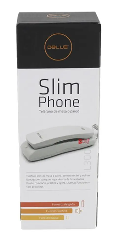 Teléfono Fijo Para Sobremesa O Pared Negro - Ps