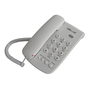 Teléfono Fijo Sobremesa O Pared Números Grandes Blanco - Ps