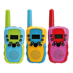 Pack 3 Radios Walkie Talkie Para Niños De Colores - Ps
