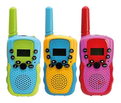 Pack 3 Radios Walkie Talkie Para Niños De Colores - Ps