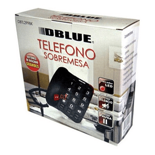 Teléfono Fijo Notificación Llamada Luminoso Blanco - Ps