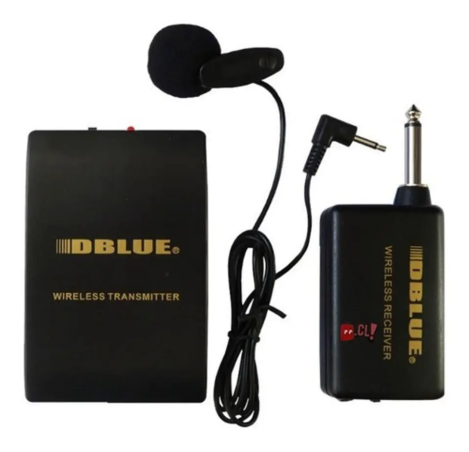 Micrófono Inalámbrico De Solapa Con Receiver 20mts - Ps 1