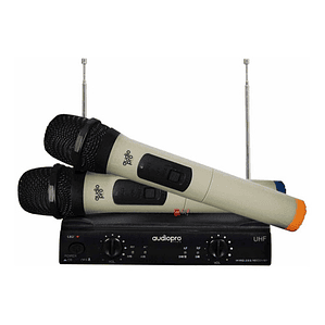 Kit 2 Micrófonos Inalámbricos + Receptor Uhf - Ps