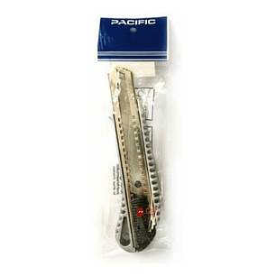 Cuchillo Cartonero De 16cms Con Hoja De 18mm Metálico - Ps