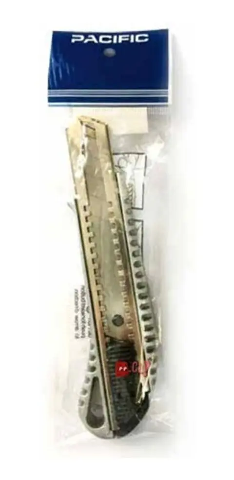 Cuchillo Cartonero De 16cms Con Hoja De 18mm Metálico - Ps