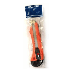 Cuchillo Cartonero De 15,5cms Con Hoja De 18mm Rojo - Ps