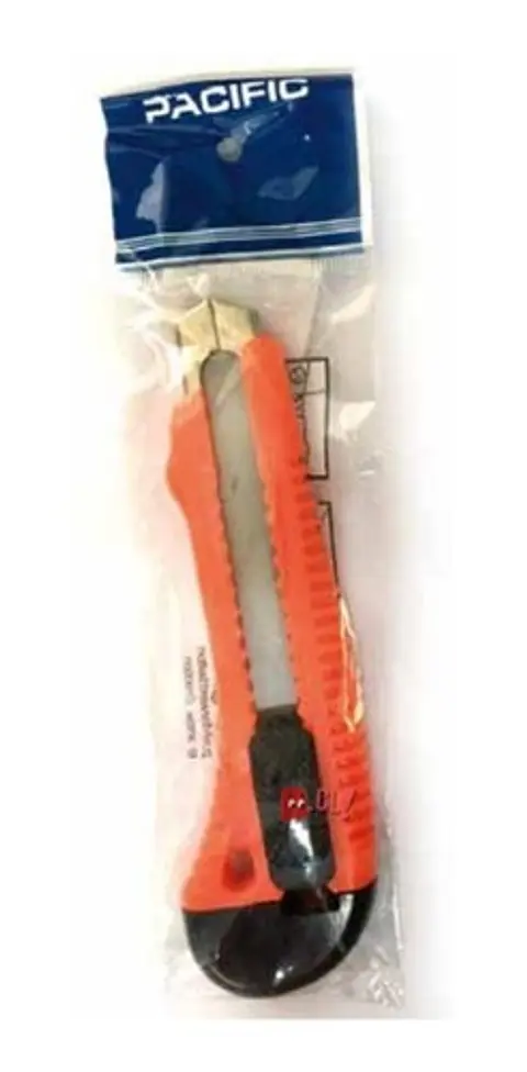 Cuchillo Cartonero De 15,5cms Con Hoja De 18mm Rojo - Ps