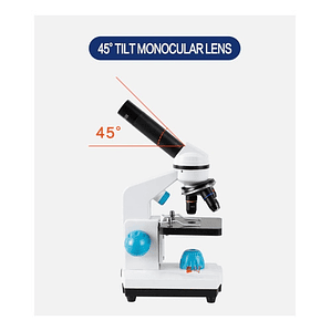 Microscopio Óptico Hd 2000x Con 3 Lentes - Ps