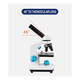 Microscopio Óptico Hd 2000x Con 3 Lentes - Ps