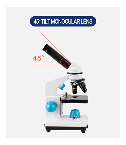 Microscopio Óptico Hd 2000x Con 3 Lentes - Ps