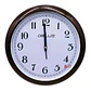 Reloj Para Pared De 15.7 Pulgadas Borde Café Oscuro - Ps - Miniatura 1