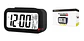 Reloj Despertador Pantalla Lcd Fecha Y Calendario Negro - Ps - Miniatura 2