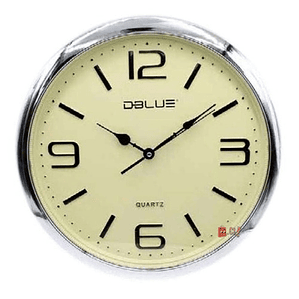 Reloj Para Pared De 15.7 Pulgadas Plateado - Ps