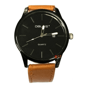 Reloj Pulsera Clásico Quartz Análogo Color Negro - Ps