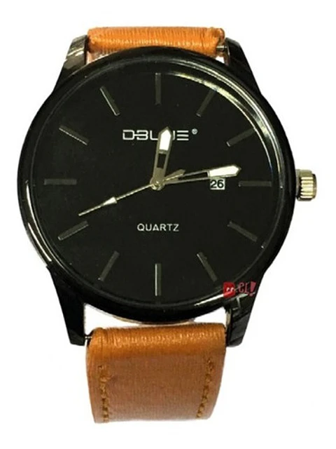 Reloj Pulsera Clásico Quartz Análogo Color Negro - Ps