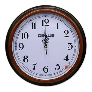Reloj Para Pared De 15.7 Pulgadas Borde Café - Ps