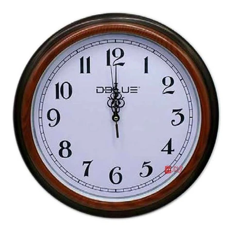 Reloj Para Pared De 15.7 Pulgadas Borde Café - Ps