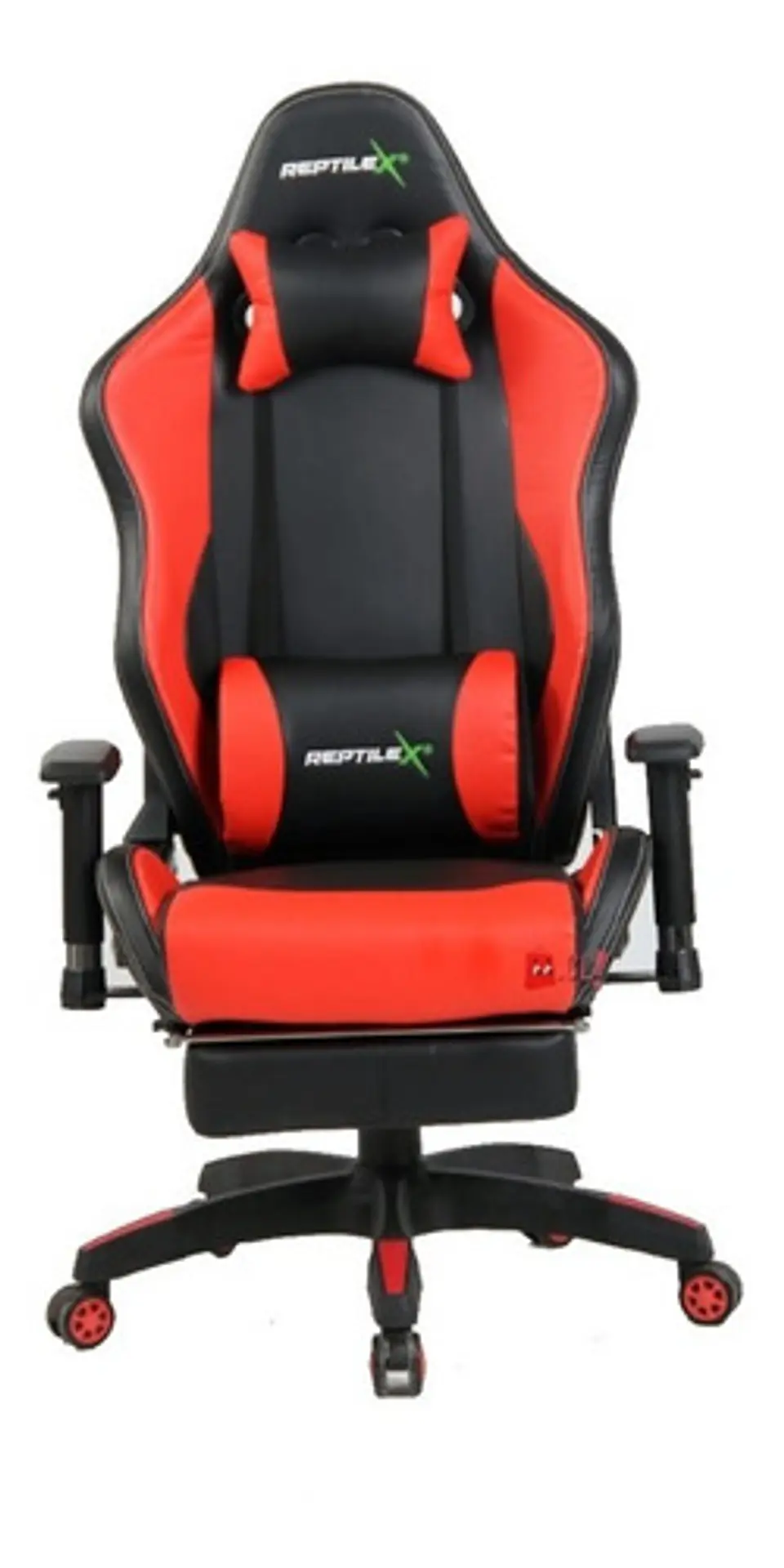Silla Gamer Butaca Con Apoya Brazos Y Pies Rojo - Ps 1