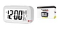 Reloj Despertador Lcd Fecha Y Calendario Blanco - PS - Miniatura 2