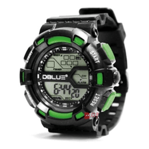 Reloj Deportivo Digital Sumergible 30mts Color Verde - Ps