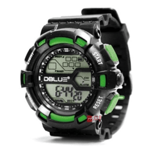 Reloj Deportivo Digital Sumergible 30mts Color Verde - Ps