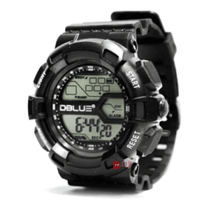 Reloj Deportivo Digital Sumergible 30mts Color Negro - Ps