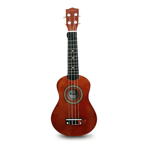 Ukulele 21 Pulgadas Con Funda Y Uñeta Color Brown - Ps