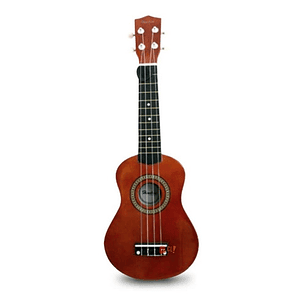 Ukulele 21 Pulgadas Con Funda Y Uñeta Color Brown - Ps