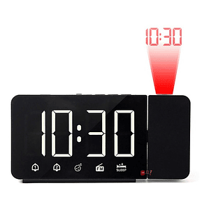 Radio Reloj Con Proyección De Hora Y Pantalla Led - Ps
