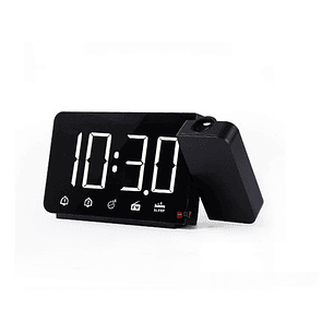 Radio Reloj Con Proyección De Hora Y Pantalla Led - Ps