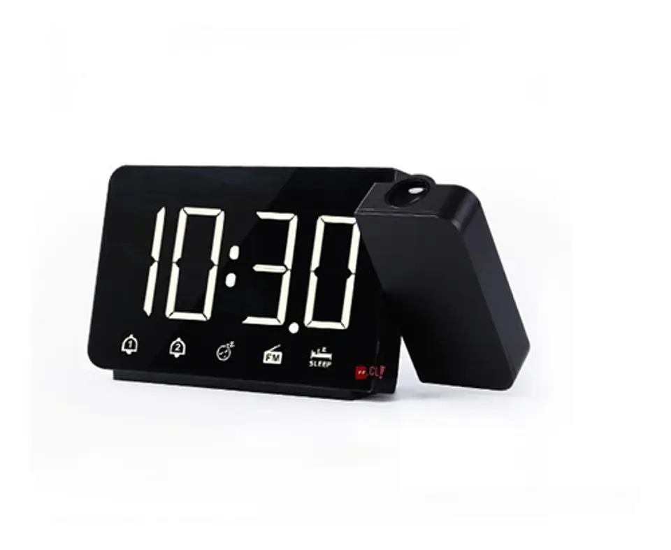 Radio Reloj Con Proyección De Hora Y Pantalla Led - Ps 2