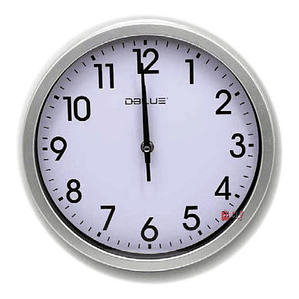 Reloj Para Pared De 10 Pulgadas Color Gris - Ps