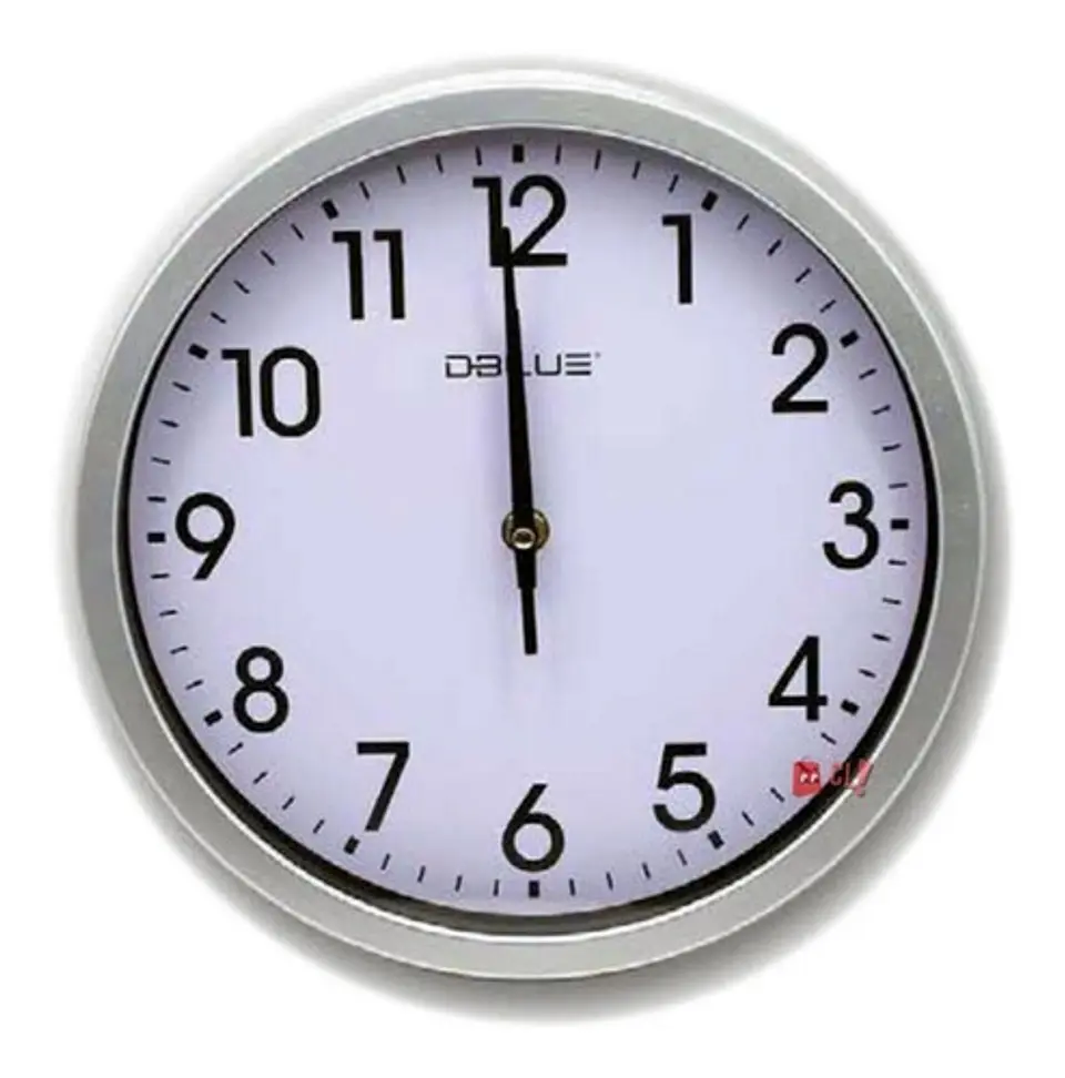Reloj Para Pared De 10 Pulgadas Color Gris - Ps 1