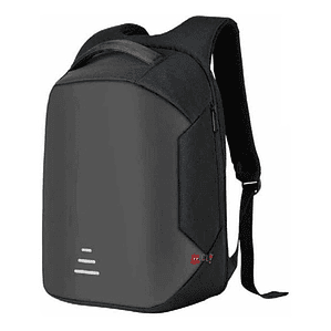 Mochila Antirrobo Impermeable Con Usb Color Negro - Ps