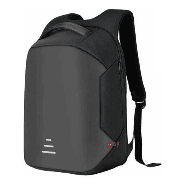 Mochila Antirrobo Impermeable Con Usb Color Negro - Ps 1