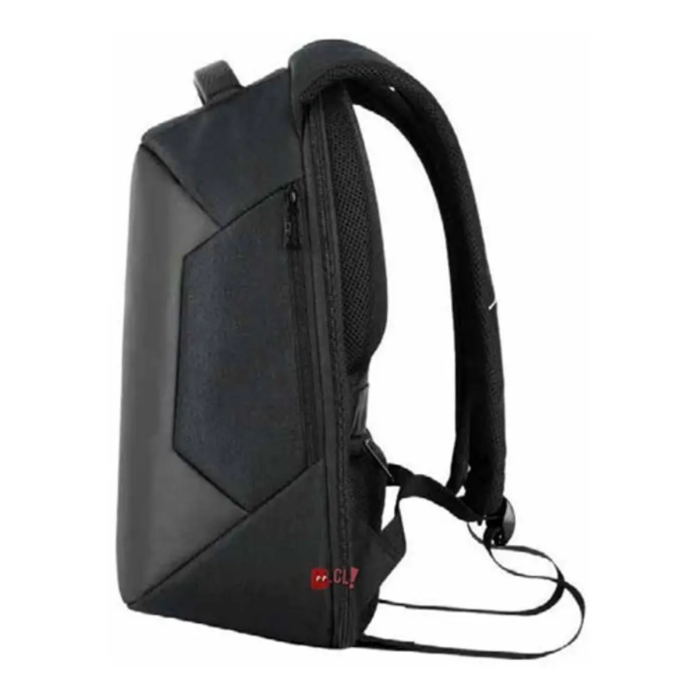Mochila Antirrobo Impermeable Con Usb Color Negro - Ps 2