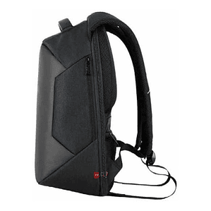 Mochila Antirrobo Impermeable Con Usb Color Negro - Ps