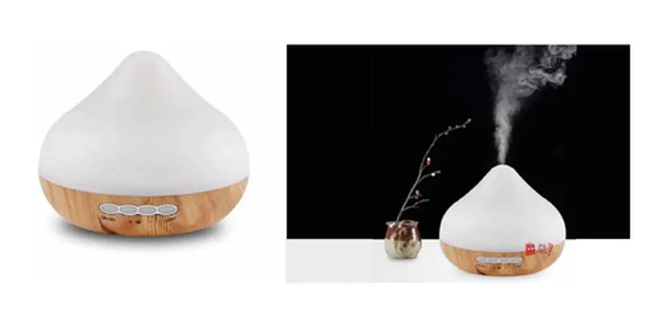Humidificador Difusor De Aroma Terapia Diseño Madera - Ps 2